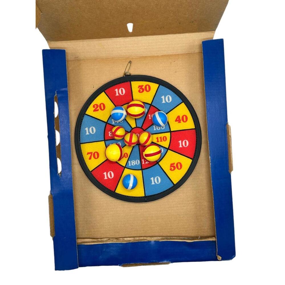 Vintage The Real Ghostbusters Ball Darts Set Complete Box & Balls 1980s
